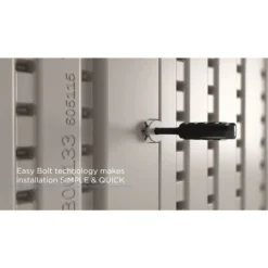 8' X 10' Suncast New Tremont Three Apex Roof Plastic Garden Storage Shed (2.43m X 3.11m) -Zen Gardenia Sales tremont easy bolt 2