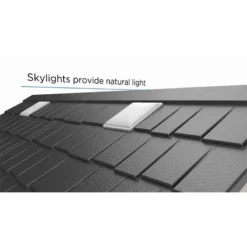 8' X 13' Suncast New Tremont Two Apex Roof Plastic Garden Storage Shed (2.43m X 4.03m) -Zen Gardenia Sales tremont skylight 1