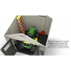 8' X 13' Suncast New Tremont Two Apex Roof Plastic Garden Storage Shed (2.43m X 4.03m) -Zen Gardenia Sales tremont storage1 1