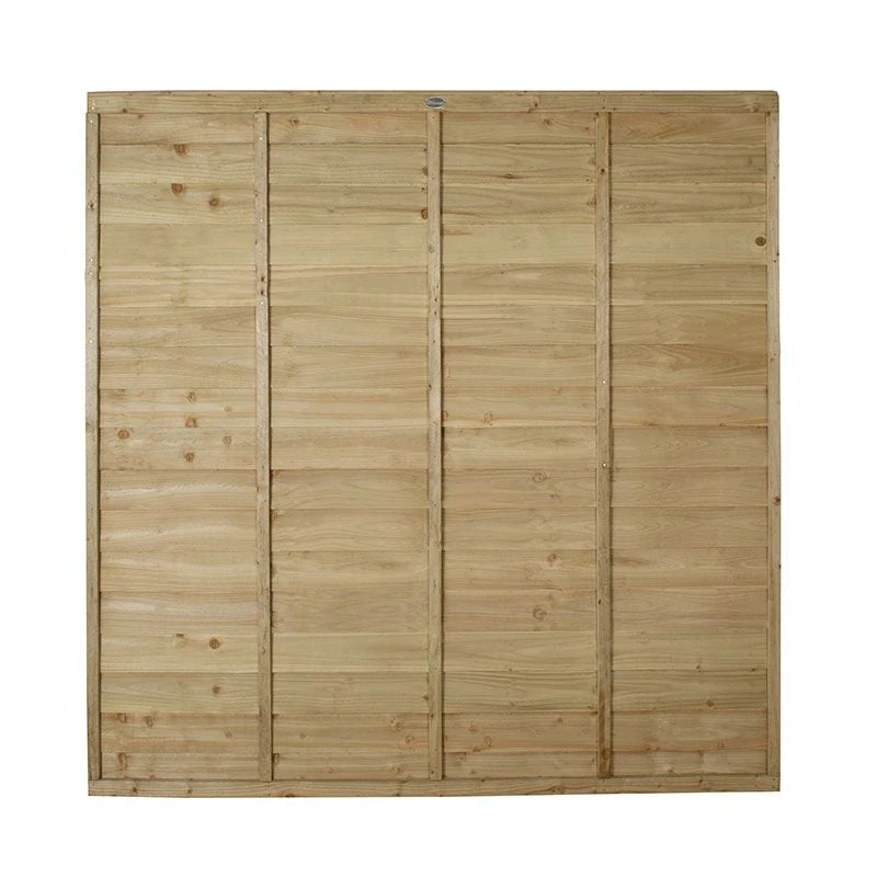 Forest 6' X 6' Pressure Treated Lap Fence Panel (1.83m X 1.83m) 5 Forest 6' X 6' Pressure Treated Lap Fence Panel (1.83m X 1.83m) - Image 3