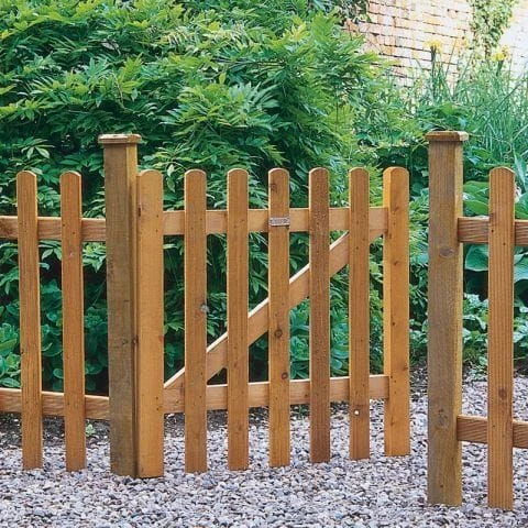 Forest Pressure Treated Pale Gate 0.9 X 0.9m 4 Forest Pressure Treated Pale Gate 0.9 X 0.9m - Image 2