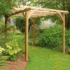 Forest Ultima Wooden Garden Pergola 8' X 8' 1 Forest Ultima Wooden Garden Pergola 8' X 8' -Zen Gardenia Sales uperg24 ultima pergola kit 2 4m insitu1 min 1