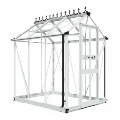 4' X 6' Halls Cotswold Birdlip Small Greenhouse With Toughened Glass (1.47m X 1.94m) 14 4' X 6' Halls Cotswold Birdlip Small Greenhouse With Toughened Glass (1.47m X 1.94m) -Zen Gardenia Sales v01575 eden birdlip 4x6 small greenhouse cutout min