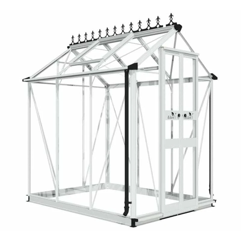 4' X 6' Halls Cotswold Birdlip Small Greenhouse With Toughened Glass (1.47m X 1.94m) 8 4' X 6' Halls Cotswold Birdlip Small Greenhouse With Toughened Glass (1.47m X 1.94m) - Image 6