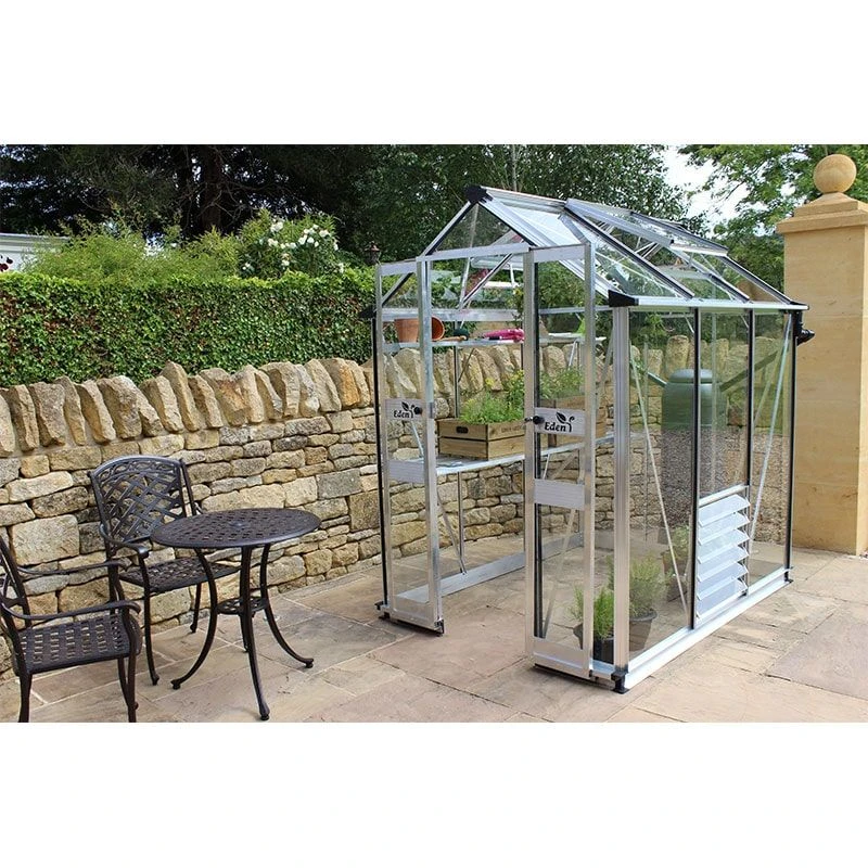 4' X 6' Halls Cotswold Birdlip Small Greenhouse With Toughened Glass (1.47m X 1.94m) 6 4' X 6' Halls Cotswold Birdlip Small Greenhouse With Toughened Glass (1.47m X 1.94m) - Image 4