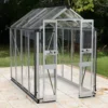 4' X 8' Halls Cotswold Birdlip Small Greenhouse With Toughened Glass (1.47m X 2.56m) -Zen Gardenia Sales v01584 eden birdlip 4x8 small greenhouse main min