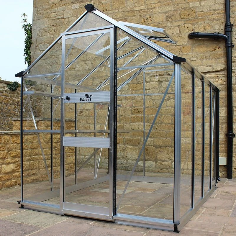 6' X 8' Halls Cotswold Burford Small Greenhouse With Toughened Glass (1.94m X 2.56m) 5 6' X 8' Halls Cotswold Burford Small Greenhouse With Toughened Glass (1.94m X 2.56m) - Image 3