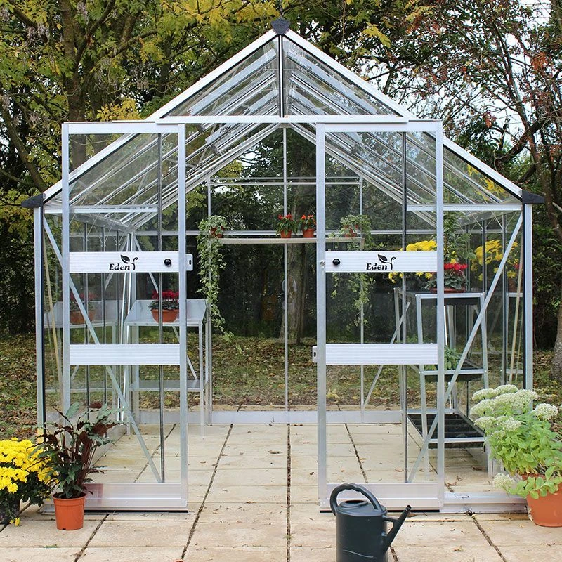 8' X 14' Halls Cotswold Blockley Greenhouse With Toughened Glass (2.56m X 4.41m) 5 8' X 14' Halls Cotswold Blockley Greenhouse With Toughened Glass (2.56m X 4.41m) - Image 3
