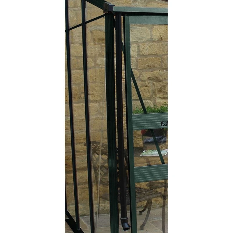 8' X 6' Halls Cotswold Broadway 86 Green Lean-To Greenhouse (2.56m X 1.93m) 7 8' X 6' Halls Cotswold Broadway 86 Green Lean-To Greenhouse (2.56m X 1.93m) - Image 5