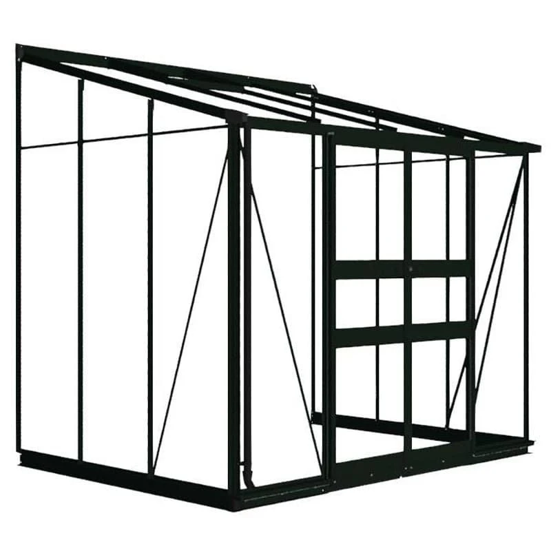8' X 6' Halls Cotswold Broadway 86 Green Lean-To Greenhouse (2.56m X 1.93m) 8 8' X 6' Halls Cotswold Broadway 86 Green Lean-To Greenhouse (2.56m X 1.93m) - Image 6