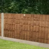 Forest 6' X 3' Brown Pressure Treated Vertical Closeboard Fence Panel (1.83m X 0.92m)