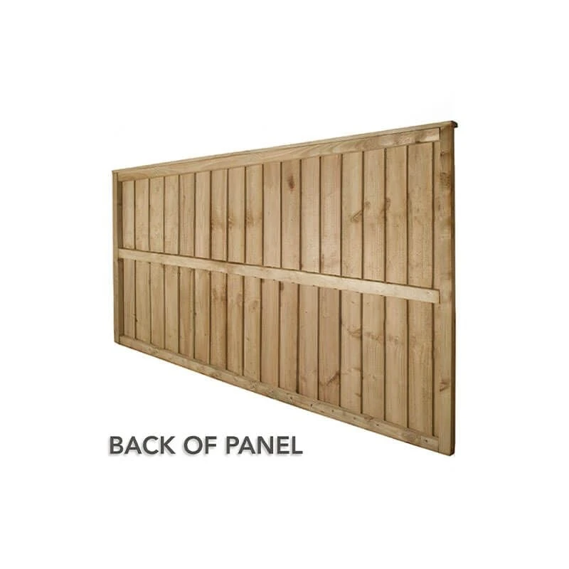 Forest 6' X 3' Pressure Treated Vertical Closeboard Fence Panel (1.83m X 0.92m) 8 Forest 6' X 3' Pressure Treated Vertical Closeboard Fence Panel (1.83m X 0.92m) - Image 6