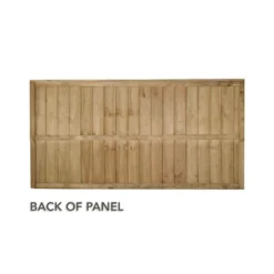 Forest 6' X 3' Pressure Treated Vertical Closeboard Fence Panel (1.83m X 0.92m) 12 Forest 6' X 3' Pressure Treated Vertical Closeboard Fence Panel (1.83m X 0.92m) -Zen Gardenia Sales vbp63ptr back panel 2