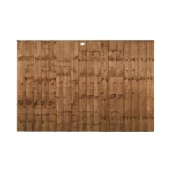 Forest 6' X 4' Brown Pressure Treated Vertical Closeboard Fence Panel (1.83m X 1.22m) 10 Forest 6' X 4' Brown Pressure Treated Vertical Closeboard Fence Panel (1.83m X 1.22m) -Zen Gardenia Sales vbp64brptr 2 1 1