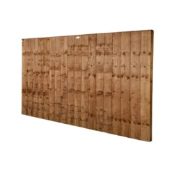 Forest 6' X 4' Brown Pressure Treated Vertical Closeboard Fence Panel (1.83m X 1.22m) 12 Forest 6' X 4' Brown Pressure Treated Vertical Closeboard Fence Panel (1.83m X 1.22m) -Zen Gardenia Sales vbp64brptr 3 1 1