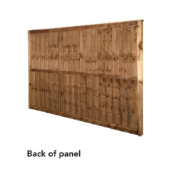 Forest 6' X 4' Brown Pressure Treated Vertical Closeboard Fence Panel (1.83m X 1.22m) 13 Forest 6' X 4' Brown Pressure Treated Vertical Closeboard Fence Panel (1.83m X 1.22m) -Zen Gardenia Sales vbp64brptr 4 1 1