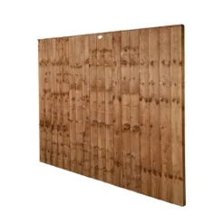 Forest 6' X 5'6 Brown Pressure Treated Vertical Closeboard Fence Panel (1.83m X 1.69m) -Zen Gardenia Sales vbp656brptr 3 1