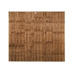 Forest 6' X 5' Brown Pressure Treated Vertical Closeboard Fence Panel (1.83m X 1.52m) -Zen Gardenia Sales vbp65brptr 2 1