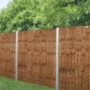 Forest 6' X 6' Brown Pressure Treated Vertical Closeboard Fence Panel (1.83m X 1.85m) 2 Forest 6' X 6' Brown Pressure Treated Vertical Closeboard Fence Panel (1.83m X 1.85m) -Zen Gardenia Sales vbp66brptr 1 2