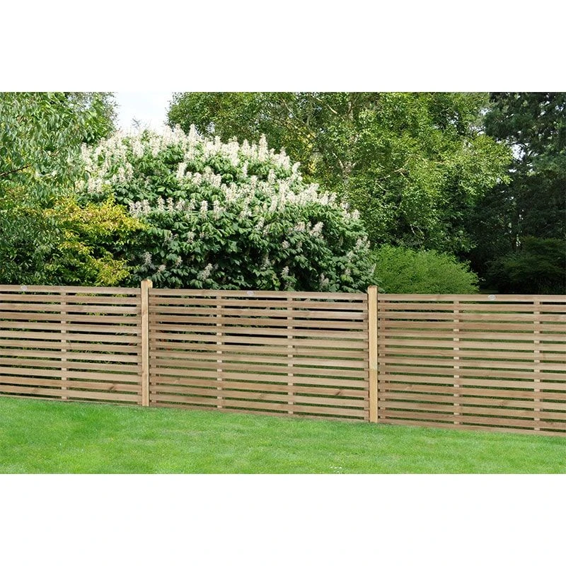 Forest 6' X 3' Pressure Treated Contemporary Slatted Fence Panel (1.8m X 0.9m) 7 Forest 6' X 3' Pressure Treated Contemporary Slatted Fence Panel (1.8m X 0.9m) - Image 5