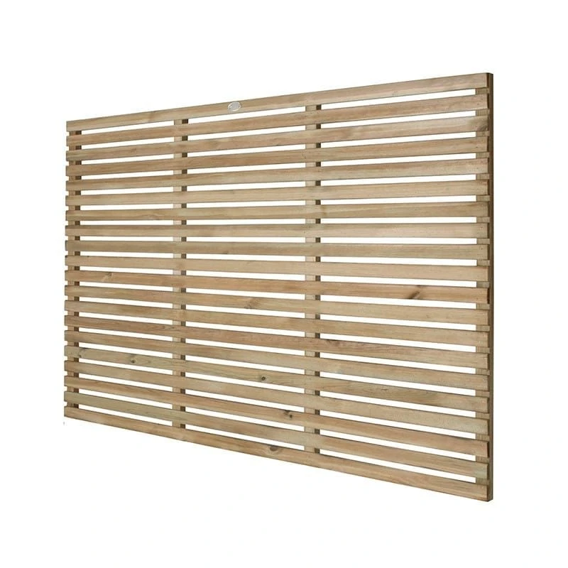 Forest 6' X 4' Pressure Treated Contemporary Slatted Fence Panel (1.8m X 1.2m) 5 Forest 6' X 4' Pressure Treated Contemporary Slatted Fence Panel (1.8m X 1.2m) - Image 3