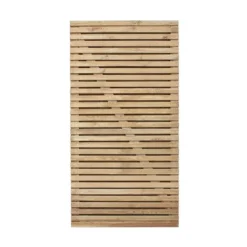 Forest 3' X 6' Double Slatted Gate (0.9m X 1.8m)