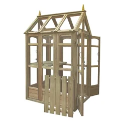 3' X 4' Forest Victorian Walkaround Greenhouse With Auto Vent (0.9 X 1.2m) -Zen Gardenia Sales wrgh victorian walkaround greenhouse cutout1 min 1