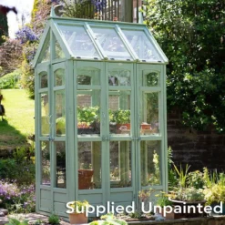3' X 4' Forest Victorian Walkaround Greenhouse With Auto Vent (0.9 X 1.2m) -Zen Gardenia Sales wrghav forest victorian walkaround greenhouse with auto vent insitu1 min