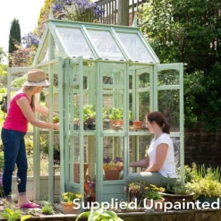 3' X 4' Forest Victorian Walkaround Greenhouse With Auto Vent (0.9 X 1.2m) -Zen Gardenia Sales wrghav forest victorian walkaround greenhouse with auto vent insitu3 min 1