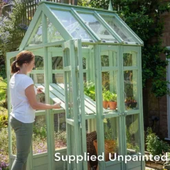 3' X 4' Forest Victorian Walkaround Greenhouse With Auto Vent (0.9 X 1.2m) -Zen Gardenia Sales wrghav forest victorian walkaround greenhouse with auto vent insitu4 min 1